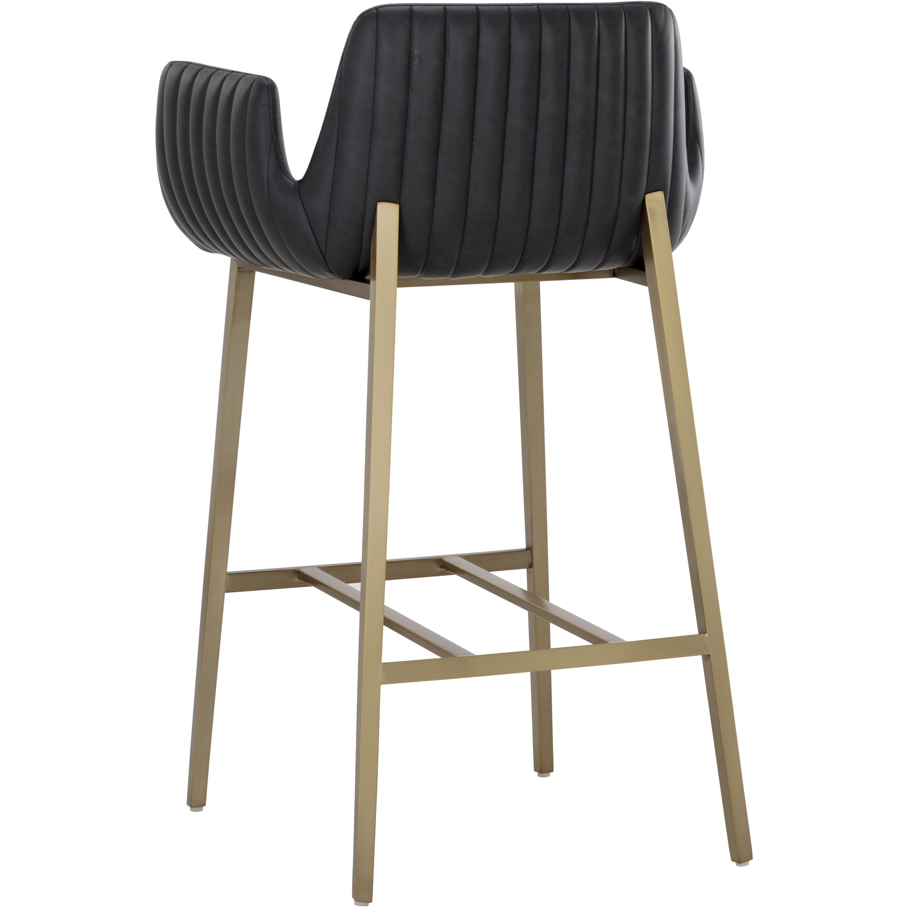 Lucano 40 inch Bravo Black Barstool